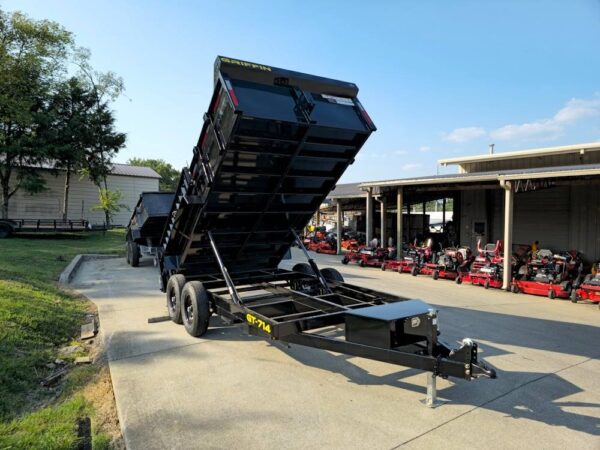Dump Trailer 7' X 14' Hydraulic 2ft Sides 7,000lb Axles - Image 24