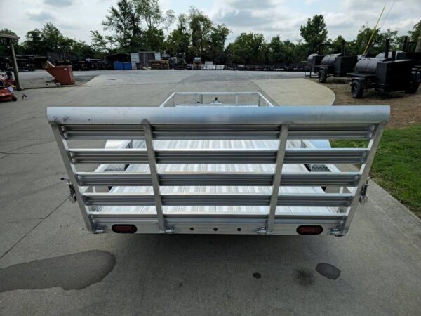 6.4' x 16' All Aluminum Utility Trailer Dual Axle Straight Deck - Image 7