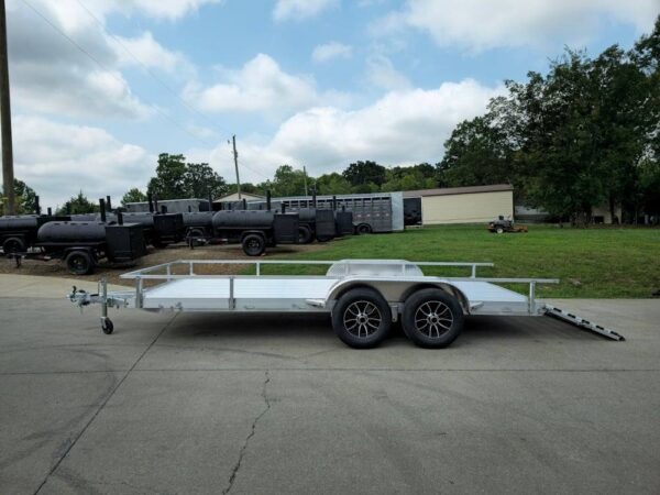 6.4' x 16' All Aluminum Utility Trailer Dual Axle Straight Deck - Image 13