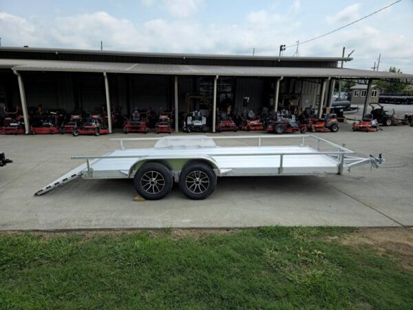6.4' x 16' All Aluminum Utility Trailer Dual Axle Straight Deck - Image 16