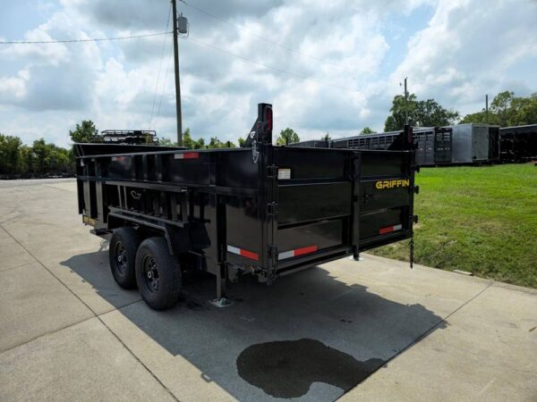 7x16 Hydraulic Dump Trailer with 3ft Sides (2) 7K Axles - Image 5