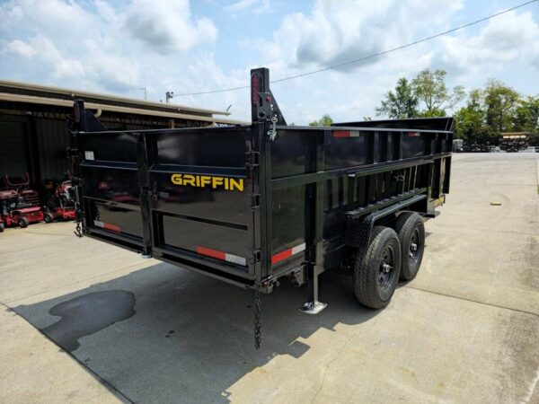 7x16 Hydraulic Dump Trailer with 3ft Sides (2) 7K Axles - Image 7