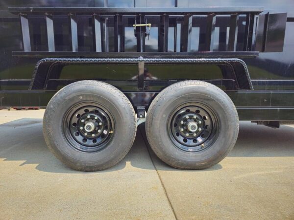 7x16 Hydraulic Dump Trailer with 3ft Sides (2) 7K Axles - Image 12