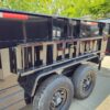 7x16 Hydraulic Dump Trailer with 3ft Sides (2) 7K Axles - Image 15
