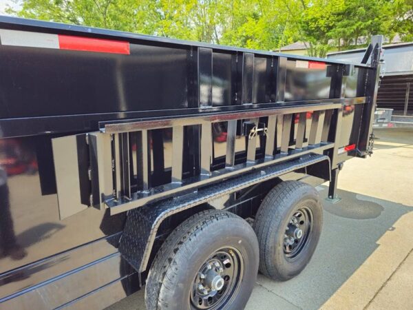 7x16 Hydraulic Dump Trailer with 3ft Sides (2) 7K Axles - Image 15