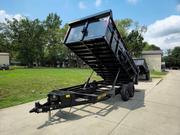7x16 Hydraulic Dump Trailer with 3ft Sides (2) 7K Axles - Image 17