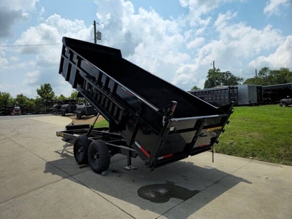 7x16 Hydraulic Dump Trailer with 3ft Sides (2) 7K Axles - Image 19
