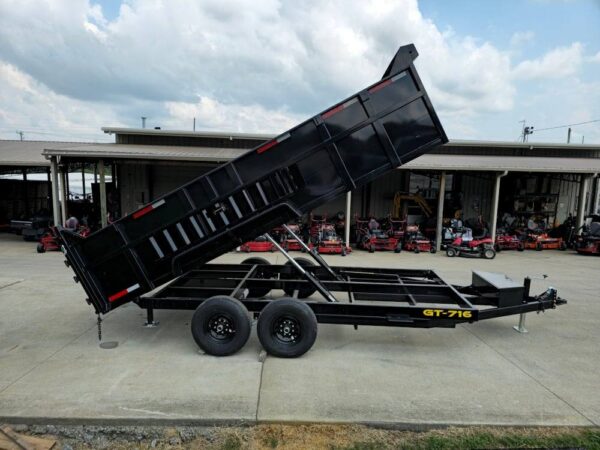 7x16 Hydraulic Dump Trailer with 3ft Sides (2) 7K Axles - Image 22