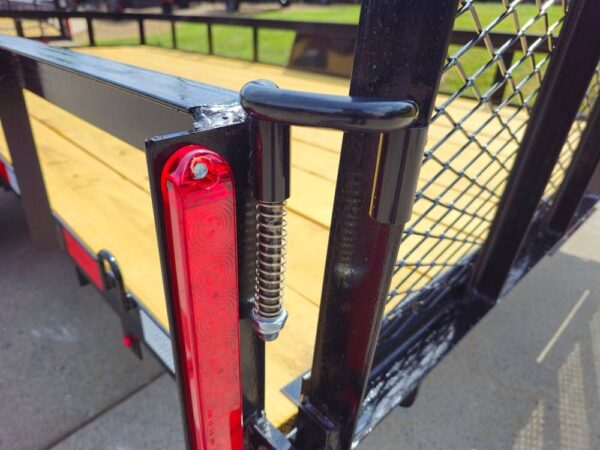 6.4x14 Straight Deck Utility Trailer 3,500lb Axles Tall Gate - Image 10