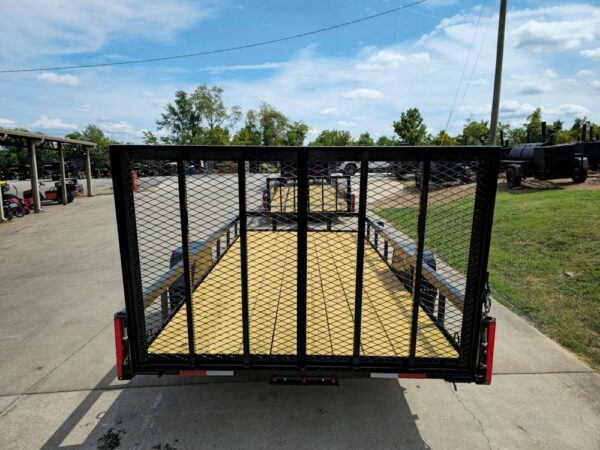 6.4x14 Straight Deck Utility Trailer 3,500lb Axles Tall Gate - Image 12