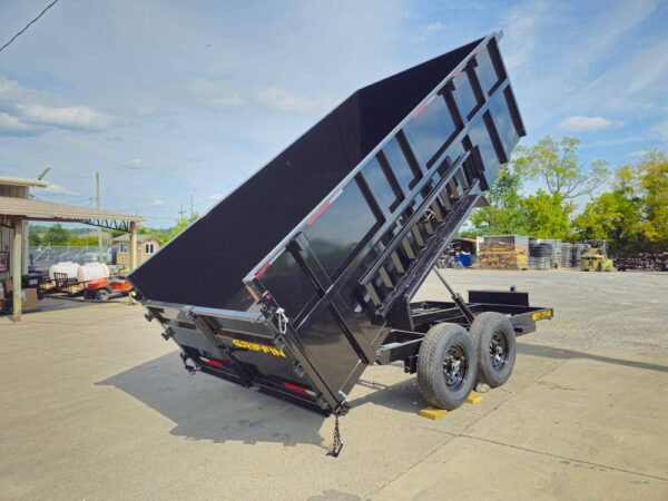 7x14 Hydraulic Dump Trailer with 4ft Sides (2) 7K Axles - Image 16