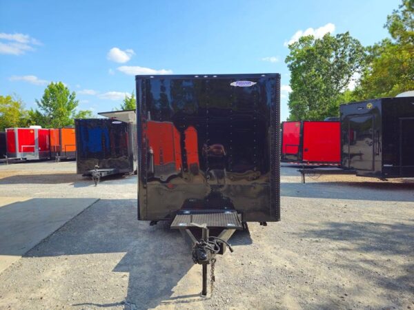 8.5' X 12' Black Marketing and Merch Concession Trailer - Image 2