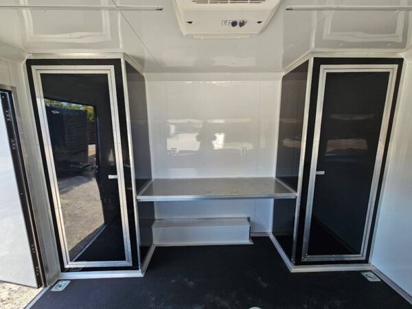 8.5' X 12' Black Marketing and Merch Concession Trailer - Image 13