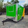 8.5' X 14' Lime Green and Yellow Concession Lemonade Beverage Trailer - Image 3