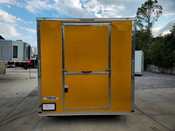 8.5' X 14' Lime Green and Yellow Concession Lemonade Beverage Trailer - Image 6