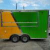 8.5' X 14' Lime Green and Yellow Concession Lemonade Beverage Trailer - Image 8