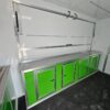 8.5' X 14' Lime Green and Yellow Concession Lemonade Beverage Trailer - Image 12