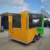 8.5' X 14' Lime Green and Yellow Concession Lemonade Beverage Trailer - Image 15