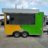 8.5' X 14' Lime Green and Yellow Concession Lemonade Beverage Trailer - Image 19
