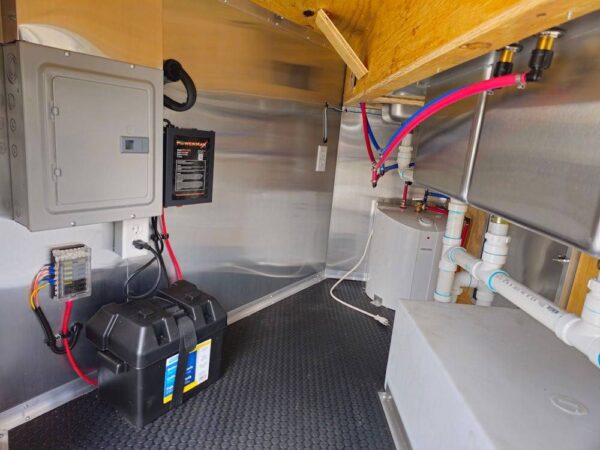 8.5' X 14' White Concession Food Event Catering Trailer - Image 10
