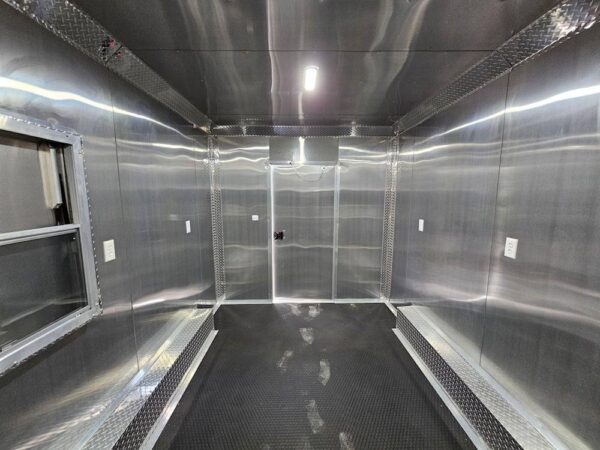 8.5' X 14' White Concession Food Event Catering Trailer - Image 18