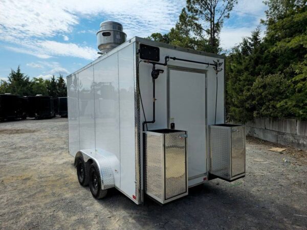 7' X 14' White Concession Trailer Food Event Catering - Image 8