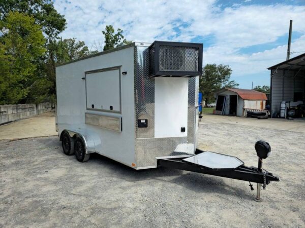 7' X 14' White Concession Trailer Food Event Catering - Image 12