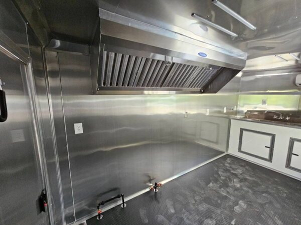 7' X 14' White Concession Trailer Food Event Catering - Image 17