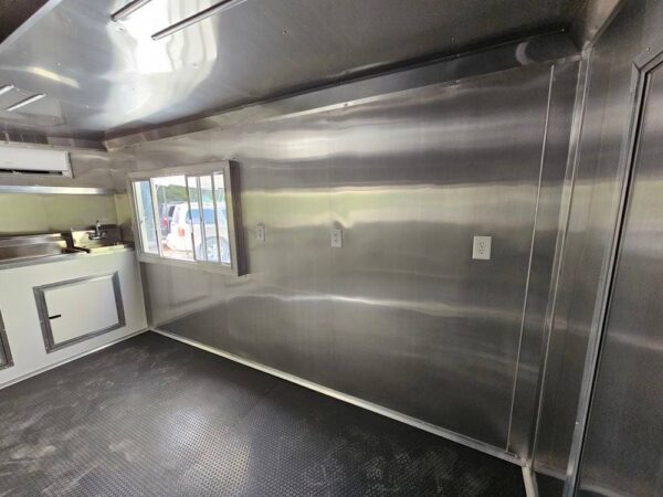 7' X 14' White Concession Trailer Food Event Catering - Image 18