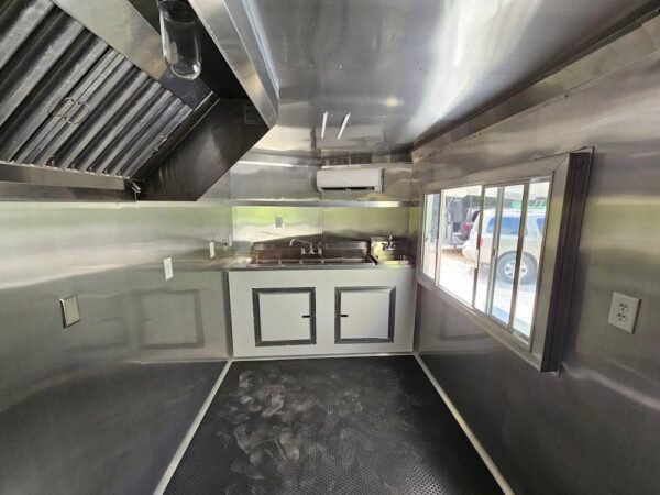 7' X 14' White Concession Trailer Food Event Catering - Image 19