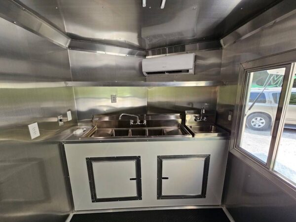 7' X 14' White Concession Trailer Food Event Catering - Image 20