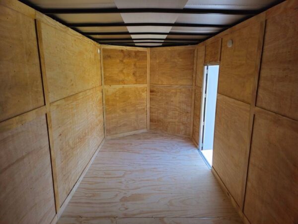 7' X 16' White Vnose Enclosed Trailer (2) 3,500lb Axles 7ft With Splash Guards - Image 13