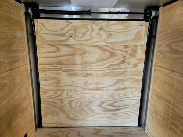 7x16 Charcoal V-Nose Enclosed Storage Trailer (2) 3,500lb Axles - Image 12
