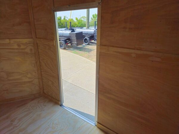 7x16 Charcoal V-Nose Enclosed Storage Trailer (2) 3,500lb Axles - Image 14
