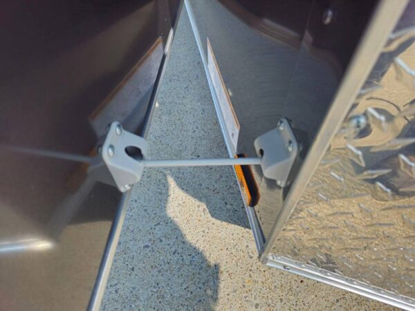 7x16 Charcoal V-Nose Enclosed Storage Trailer (2) 3,500lb Axles - Image 15