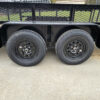6.4x12 Straight Deck Utility Trailer with 2ft Mesh Sides (2) 3,500lb Axles - Image 5