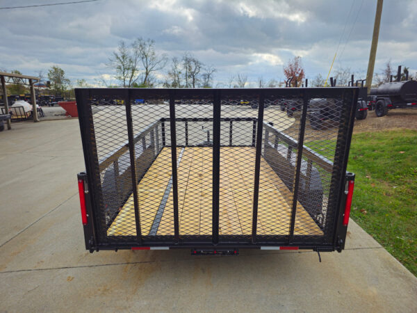 6.4x12 Straight Deck Utility Trailer with 2ft Mesh Sides (2) 3,500lb Axles - Image 7