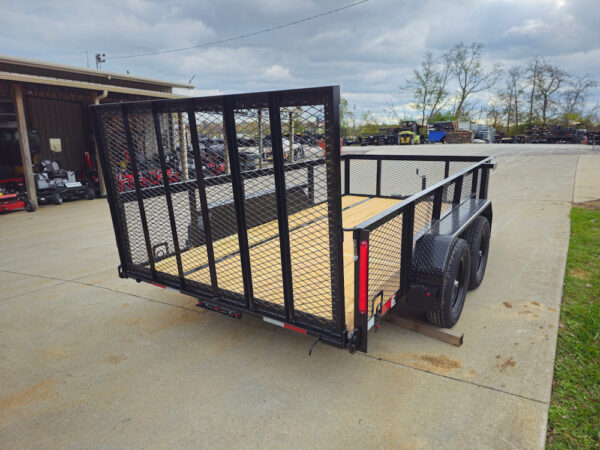 6.4x12 Straight Deck Utility Trailer with 2ft Mesh Sides (2) 3,500lb Axles - Image 8
