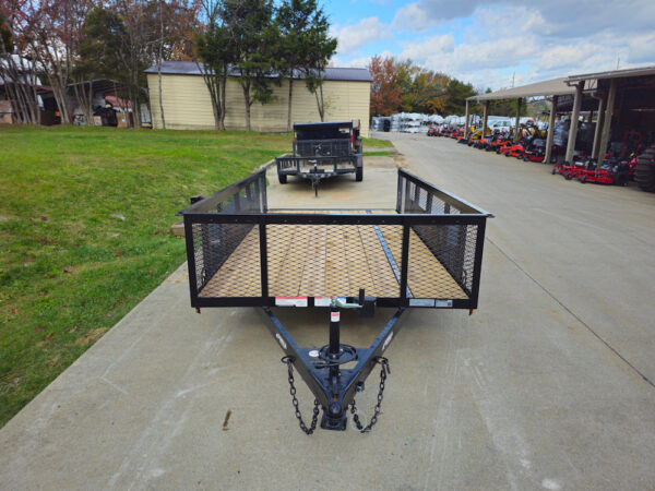 6.4x12 Straight Deck Utility Trailer with 2ft Mesh Sides (2) 3,500lb Axles - Image 18