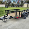 6.4x12 Straight Deck Utility Trailer with 2ft Mesh Sides (2) 3,500lb Axles - Image 19