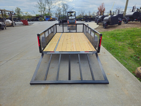6.4x12 Straight Deck Utility Trailer with 2ft Mesh Sides (2) 3,500lb Axles - Image 22