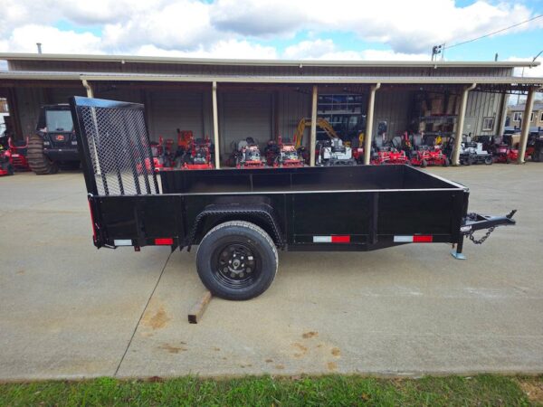 5' X 10' Utility Trailer Straight Deck 18" Sides Tall Gate - Image 9