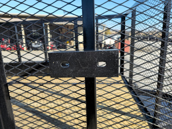 6.4' X 12' Straight Deck Tandem Utility Trailer 4ft Mesh Sides (2) 3,500lb Axles - Image 10