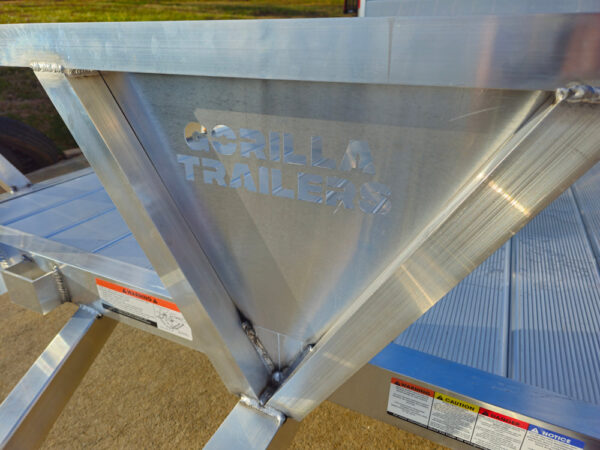 6.4' X 10' Gorilla Aluminum Utility Trailer 3,500lb Axle - Image 11