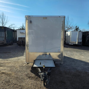 7' X 12' White Concession Trailer Food Event Catering