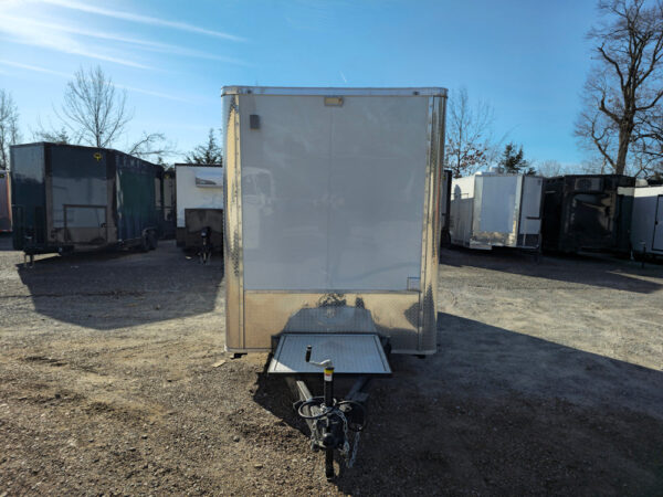 7' X 12' White Concession Trailer Food Event Catering
