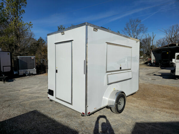 7' X 12' White Concession Trailer Food Event Catering - Image 7