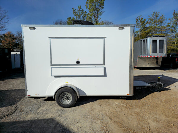7' X 12' White Concession Trailer Food Event Catering - Image 8