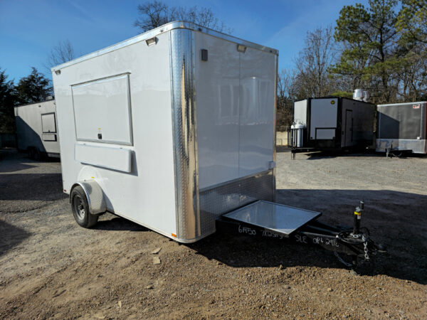 7' X 12' White Concession Trailer Food Event Catering - Image 9