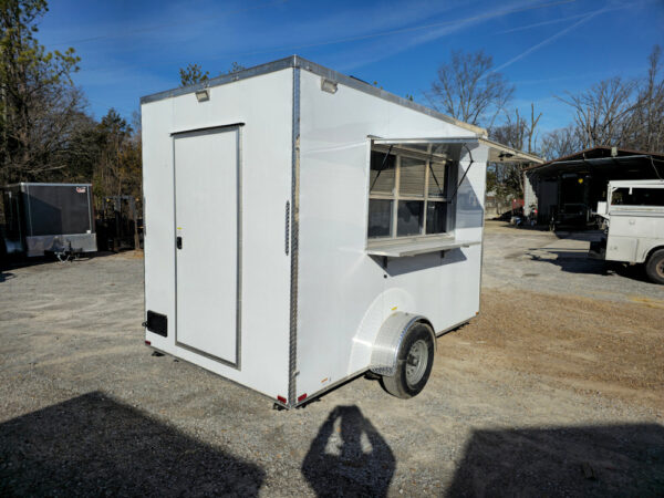 7' X 12' White Concession Trailer Food Event Catering - Image 10